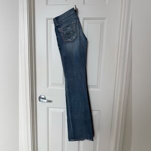 BKE Women's Boot Cut Jeans - Classic Blue